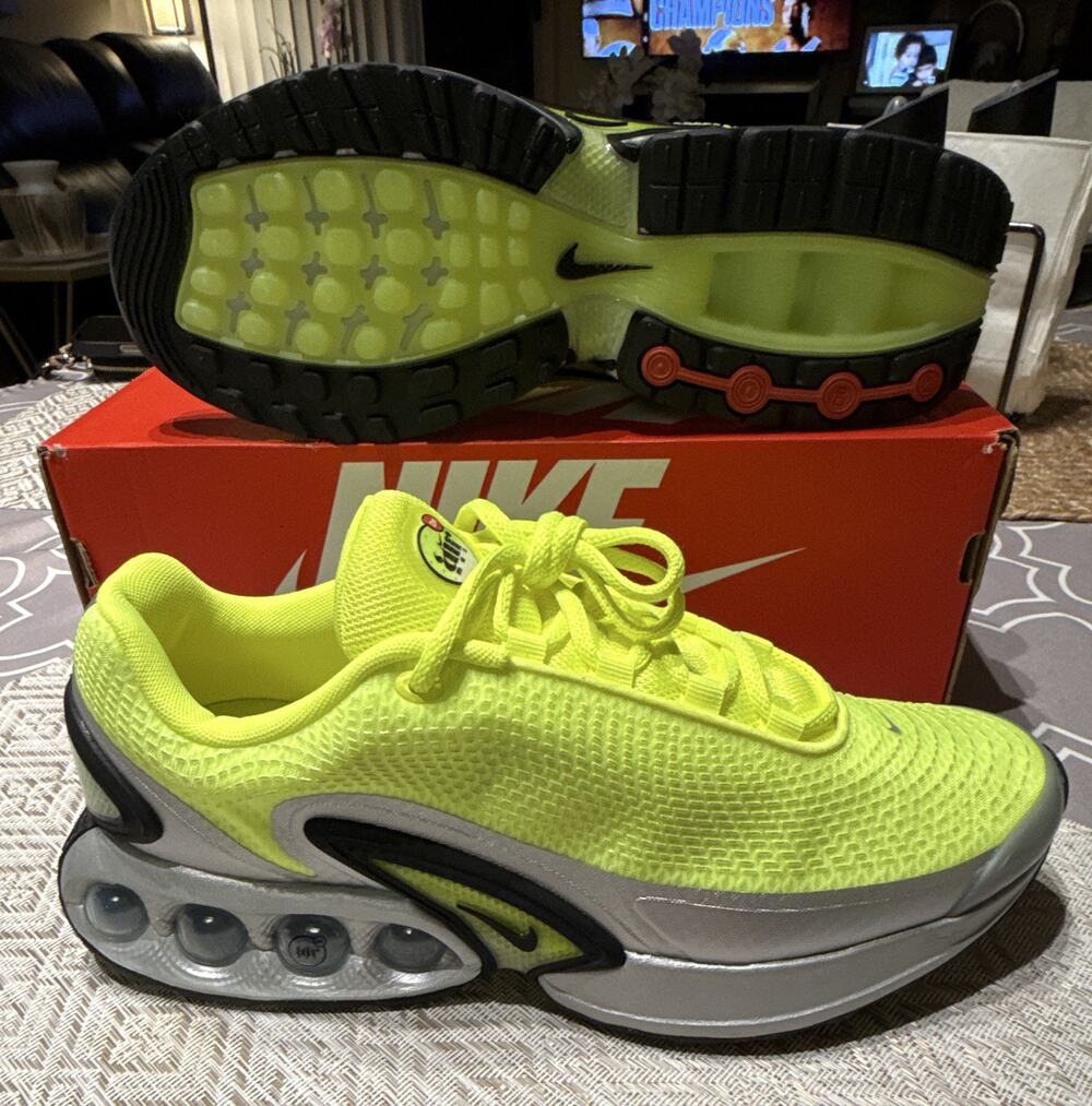 Nike Air Max DN Volt/Black Low Top Mesh Men's Sneakers DV3337-700